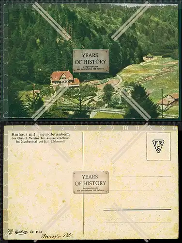Orig. AK Bad Liebenzell Monbachtal Jugend Ferienheim Kurhaus 1933