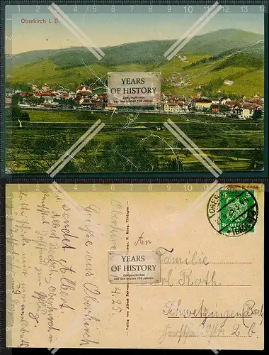 Orig. AK Ansichtskarte Postkarte Oberkirch im Renchtal in Baden Württemberg Bl