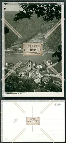 Orig. Foto AK Rüdesheim Assmannshausen Rhein Ansicht Hessen