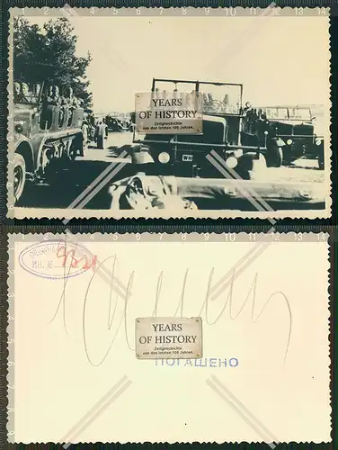 Foto mit Stempel aus Russland auf Rückseite Halbkette Sdkfz Vormarsch Ostfront