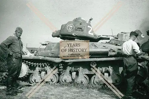 Repro Foto 10x15cm Panzer Tank Pik Ass Frankreich Turmzahl 2