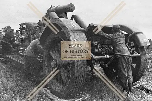 Repro Foto Flak Geschütz verladen 