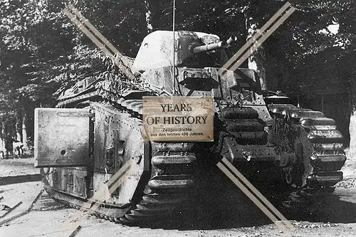 Repro Foto Panzer Tank Frankreich