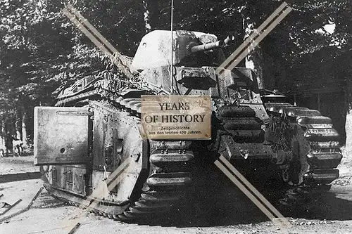 Repro Foto Panzer Tank Frankreich 