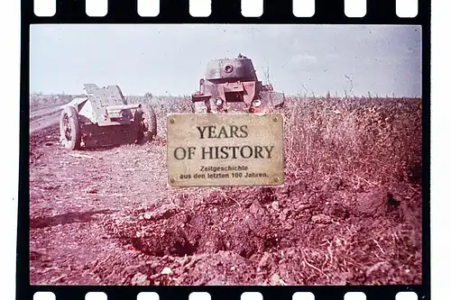 Repro Foto vom Farbdia no Original 10x15cm Panzer Tank Südrussland Wolgograd Sta