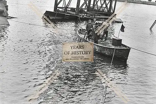 Repro Foto Taucher Tauchen Hafen zerstört Belgien Frankreich Holland Niederlande