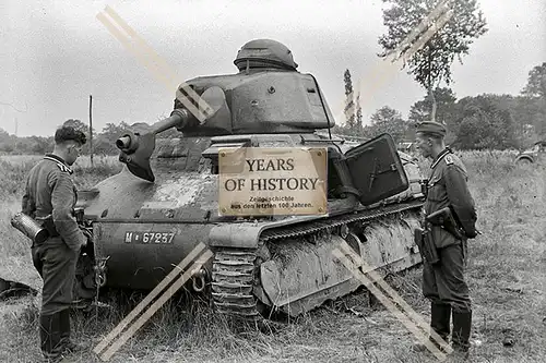 Repro Foto Panzer Tank Belgien Frankreich