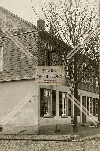 Repro Foto Hausansicht ca. 1920 Horn Strasse wo ?