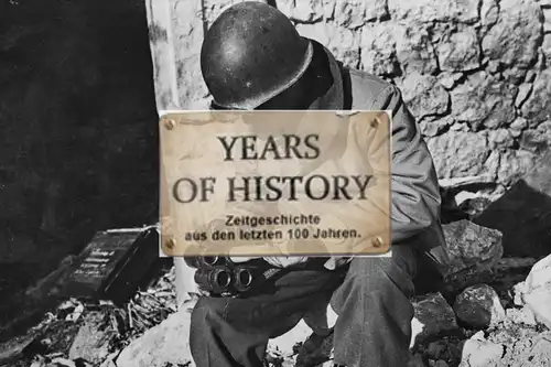 Repro Foto 10x15cm Englisch US Soldat Mine 