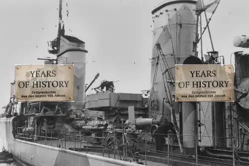 Repro Foto 10x15cm Saint-Nazaire Frankreich Schiffe Hafen zerstört uvm