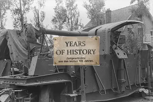 Foto kein Zeitgenössisches Original Holland Geschütz Flak Panzer Tank Belgien Fr