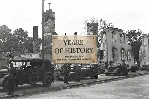 Foto kein Zeitgenössisches Original Fahrzeug Soldaten Frankreich Belgien 