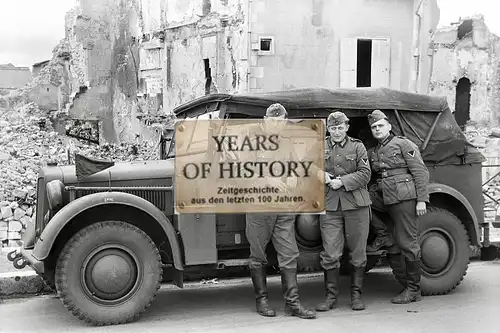 Foto kein Zeitgenössisches Original Fahrzeug Soldaten Frankreich Belgien