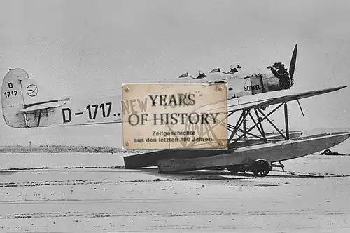 Foto kein Zeitgenössisches Original Flugzeug Heinkel He Kennung D - 1717 New Yor