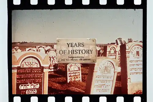 Foto vom Farbdia kein Zeitgenössisches Original  Jüdischer Friedhof Südrussland 