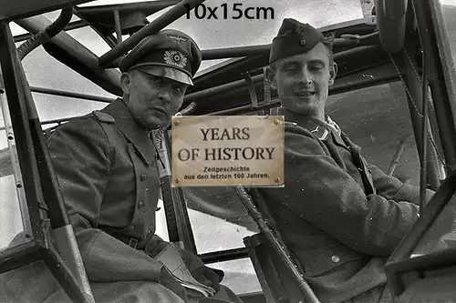 Repro Foto no Original 10x15cm Soldaten im Fieseler Storch Flugzeug Kosaken Don 
