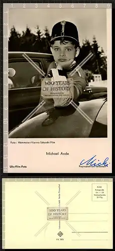 Autogrammkarte Michael Ande original Unterschrift
