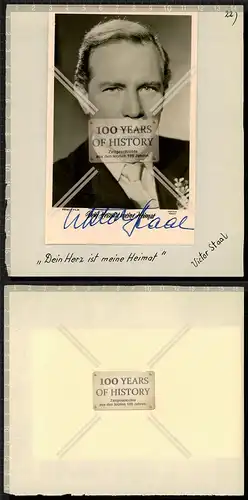 Autogrammkarte Victor Staal orig. Unterschrift Karte aufgeklebt auf Seite aus Au