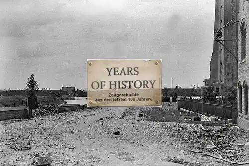 Foto kein Zeitgenössisches Original Holland Belgien Küste zerstört Frankreich