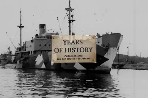 Foto kein Zeitgenössisches Original Transportschiff Marine Tarnanstrich Norwegen