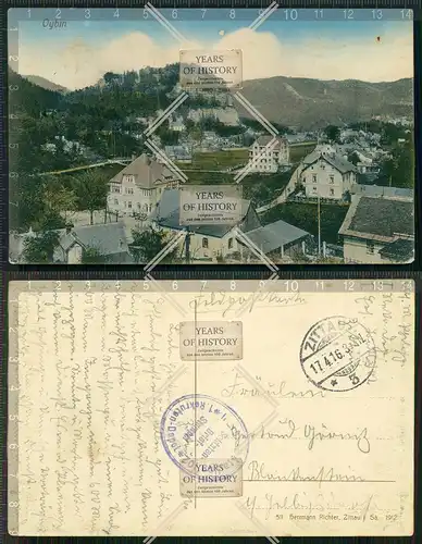 Orig. AK Oybin im Landkreis Görlitz Sachsen gel. 1916
