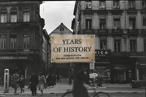 Foto kein Zeitgenössisches Original Straßenansicht Geschäft Werbung Reklame Belg