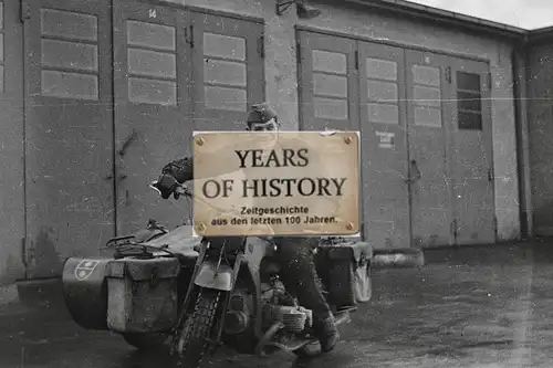 Foto kein Zeitgenössisches Original Motorrad Krad Kennung Belgien Frankreich Hol