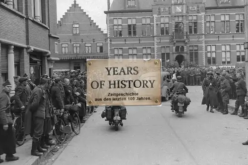 Foto kein Zeitgenössisches Original Holland Gefangene Stadt Motorrad Krad Belgie