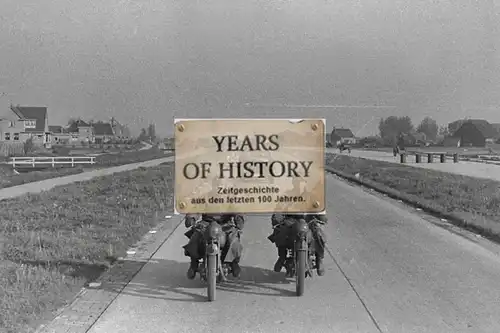 Foto kein Zeitgenössisches Original Holland Autobahn Motorrad Fahrzeuge Belgien