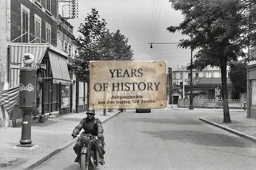 Foto kein Zeitgenössisches Original Frankreich Tankstelle Straßenansicht Geschäf