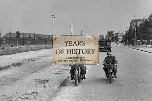 Foto kein Zeitgenössisches Original Frankreich Motorrad Krad Fahrzeuge Belgien H