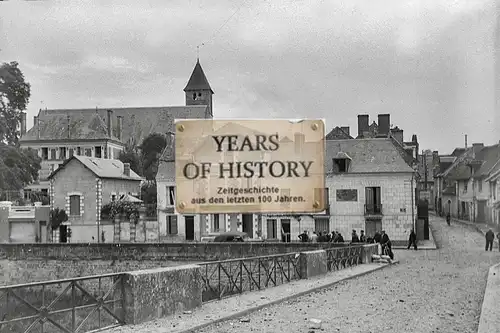 Foto kein Zeitgenössisches Original Frankreich Kirche Dorf Brücke Belgien Hollan