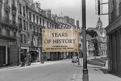 Foto kein Zeitgenössisches Original Frankreich Straßenansicht Geschäfte Kaffee u