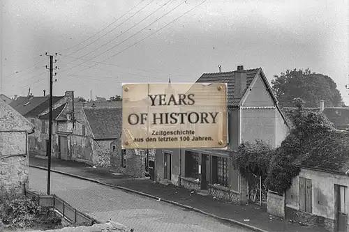 Foto kein Zeitgenössisches Original Frankreich Dorf Straße Geschäft Kirche Belgi