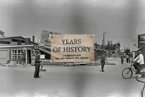 Foto kein Zeitgenössisches Original Dänemark Aalborg Hafen zerstört