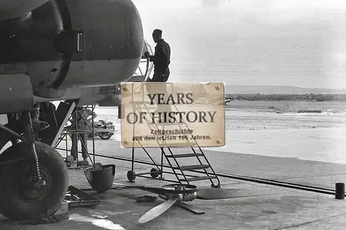Foto kein Zeitgenössisches Original Flugzeug Reparatur Hangar Halle airplane air