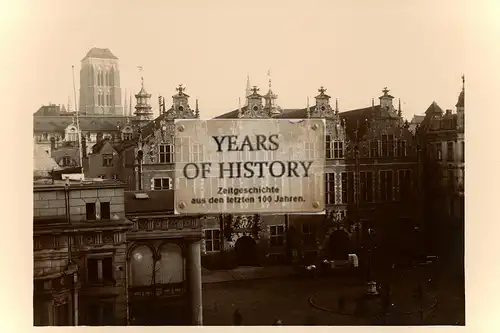 Foto kein Zeitgenössisches Original Danzig Gdansk Stadtansicht Markt Polen