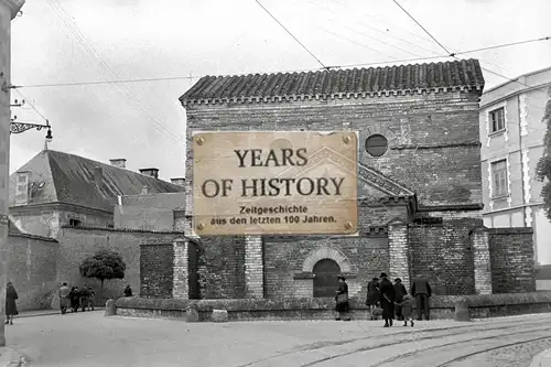 Foto kein Zeitgenössisches Original Straßenansicht Frankreich Belgien