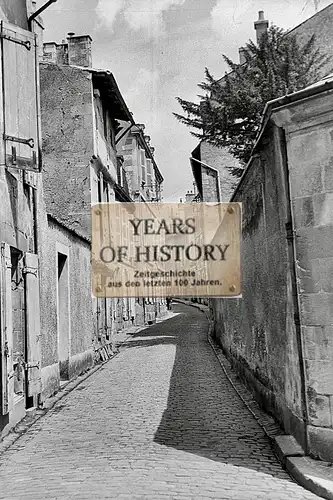 Foto kein Zeitgenössisches Original Schmale Straße Gasse Frankreich Belgien