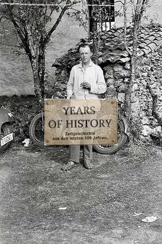 Foto kein Zeitgenössisches Original Motorrad Krad Beute Frankreich Belgien 
