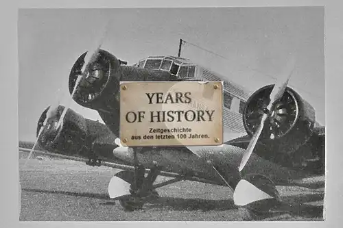 Foto kein Zeitgenössisches Original Flugzeug Junkers Ju 52 Fritz Röth airplane a