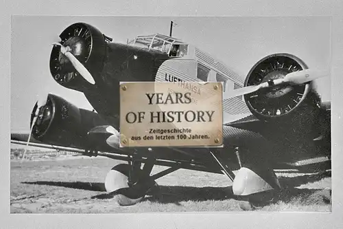 Foto kein Zeitgenössisches Original Flugzeug Junkers Ju 52 Oswald Boelcke Verkeh