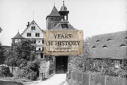 Foto 10x15cm Baden Württemberg Schloss Morstein mit Torturm