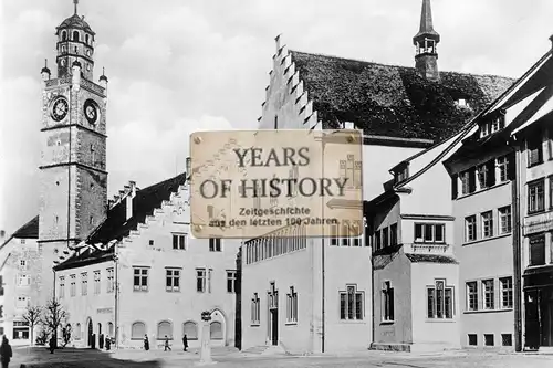 Foto 10x15cm Baden Württemberg Straßenbild aus Ravensburg dem Mittelpunkt Obersc