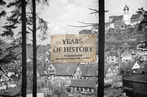 Foto 10x15cm Baden Württemberg Altensteig Schwarzwald Ansicht Kirche Schloss