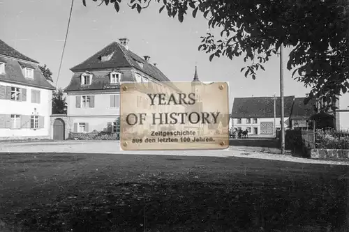 Foto 10x15cm Baden Württemberg Obermarchtal Straßenansicht mit Turm der Kapelle