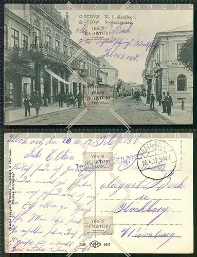 Orig. AK Solotschiw Zloczow Ukraine Polen Feldpost gel. 1917