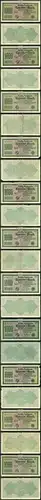 Orig. Banknote 11x Tausend Mark Deutsches Inflations-Papiergeld 1919-1924