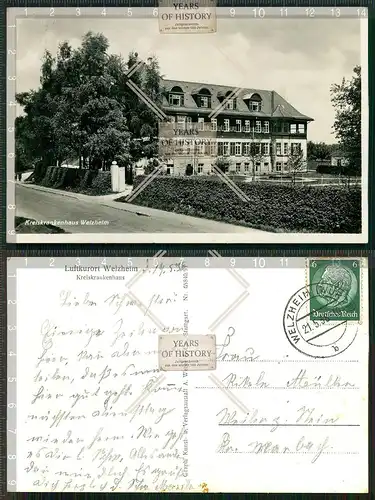 Orig. AK Kreiskrankenhaus Welzheim gel. 1938