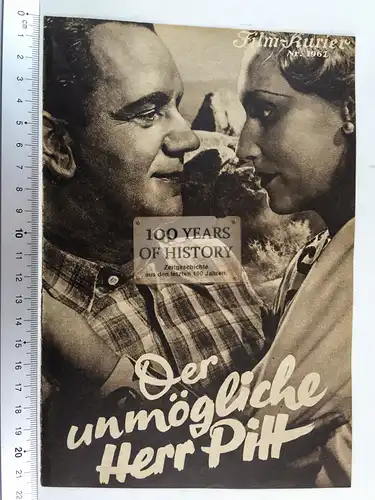 Illustrierter Film Kurier IFK Nr 1961 Der unmögliche Herr Pitt Harry Piel Ludwig